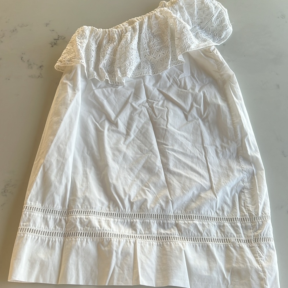 Abercrombie One Shoulder Eyelet Dress - Picture 6 of 6